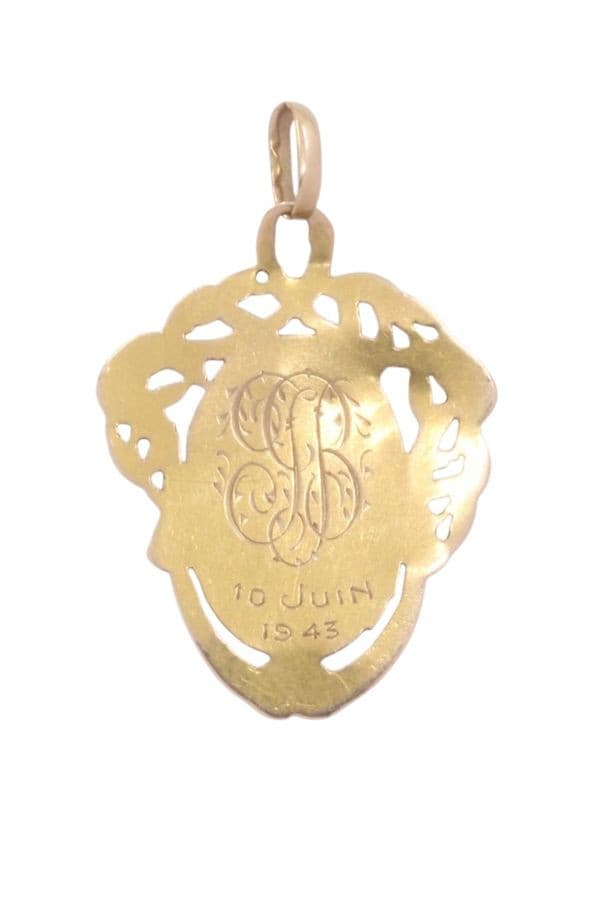 PENDENTIF VIERGE ANCIEN — vue 3