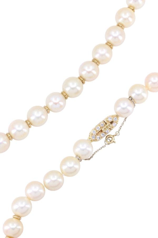 COLLIER DE PERLES CHOKER — vue 3
