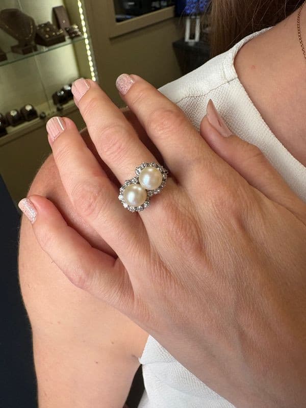 BAGUE TOI & MOI PERLES — vue 2