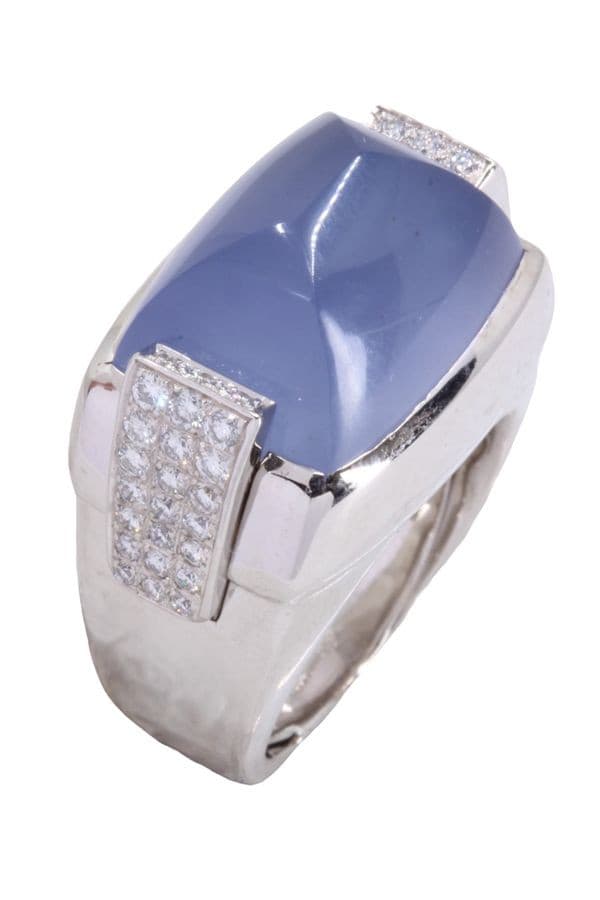 BAGUE MAUBOUSSIN CABOCHON — vue 3