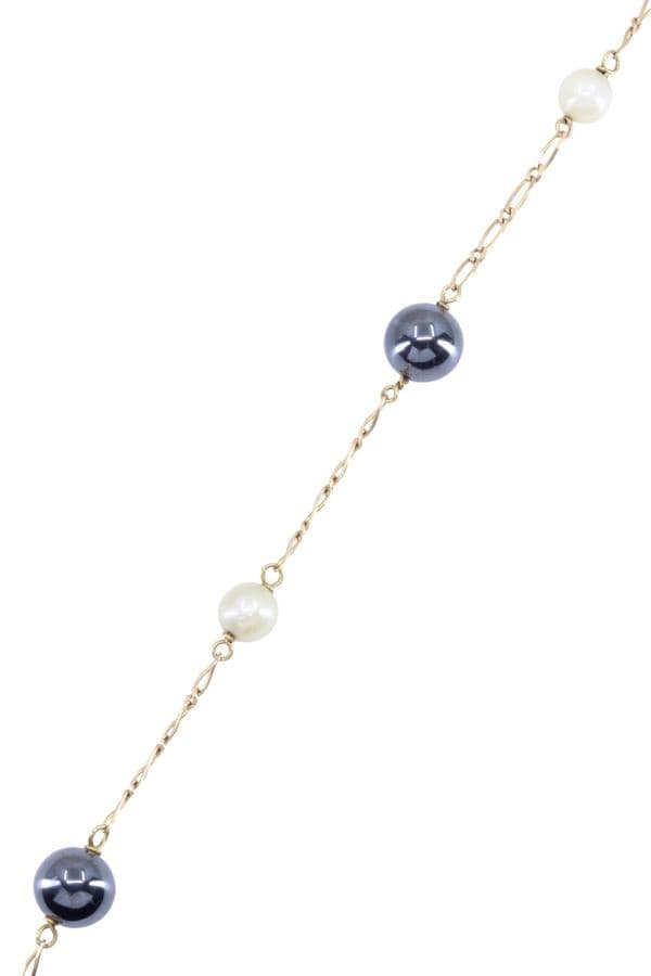 BRACELET PERLES ET HEMATITES — vue 3