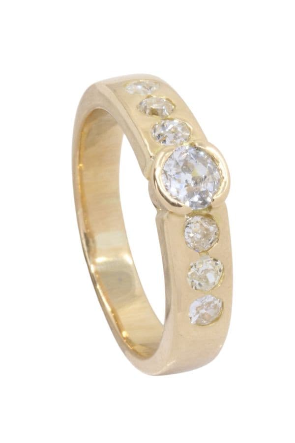 BAGUE JONC DIAMANTS — vue 5