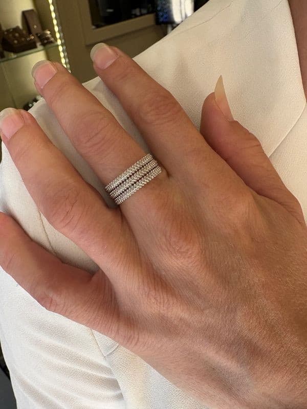 BAGUE MAUBOUSSIN "LE PREMIER JOUR" — vue 2