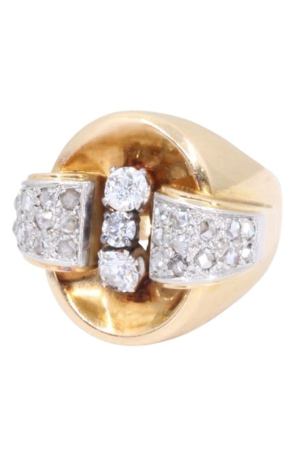 BAGUE TANK DIAMANTS — vue 6