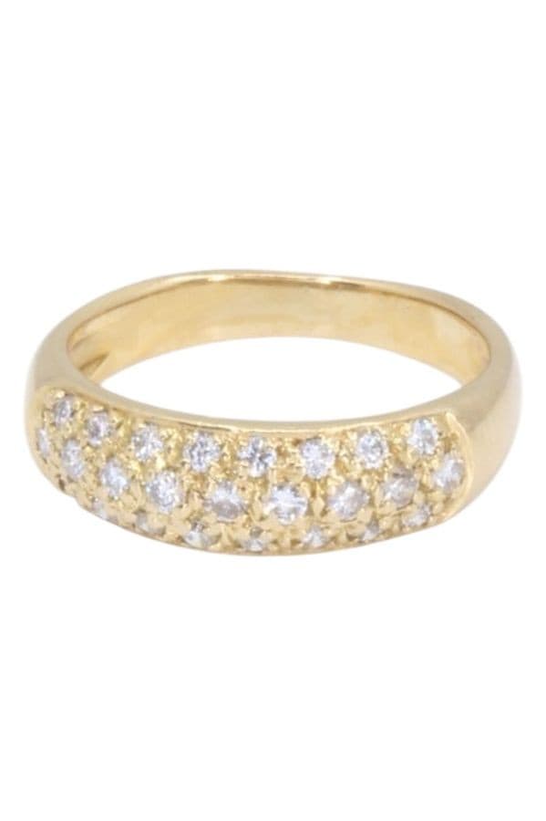 BAGUE JONC PAVÉE DIAMANTS — vue 6