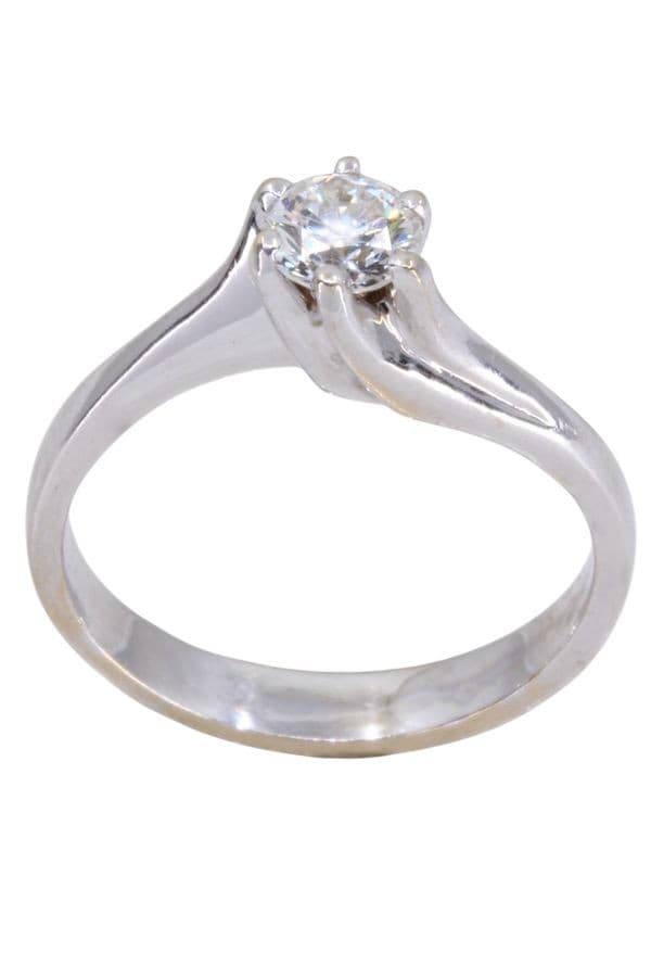 BAGUE SOLITAIRE DIAMANT — vue 1