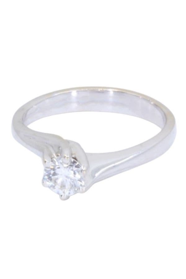 BAGUE SOLITAIRE DIAMANT — vue 5