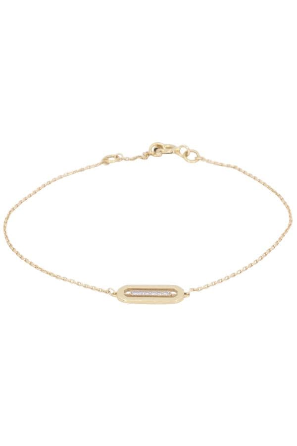 BRACELET OR ET DIAMANTS — vue 1