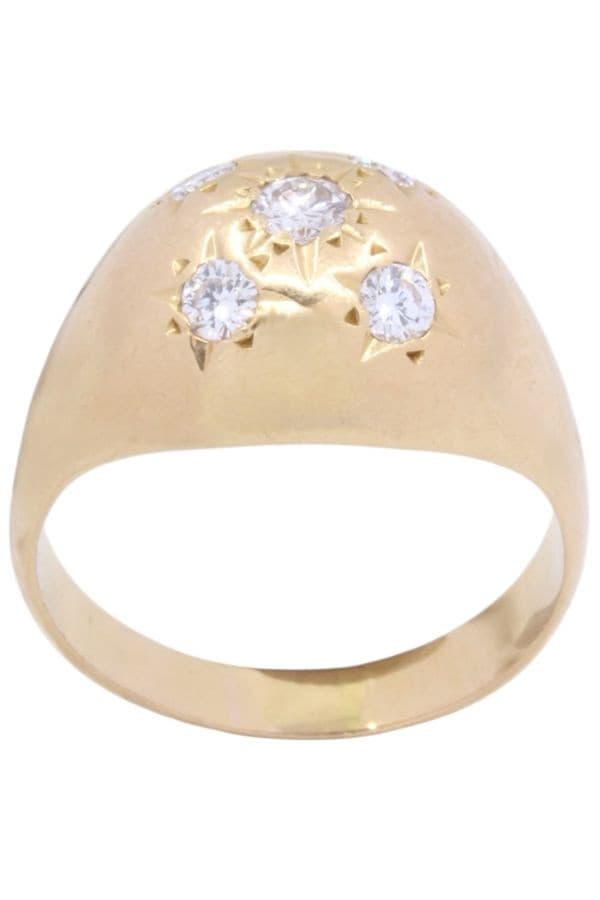 BAGUE BOULE DIAMANTS — vue 1