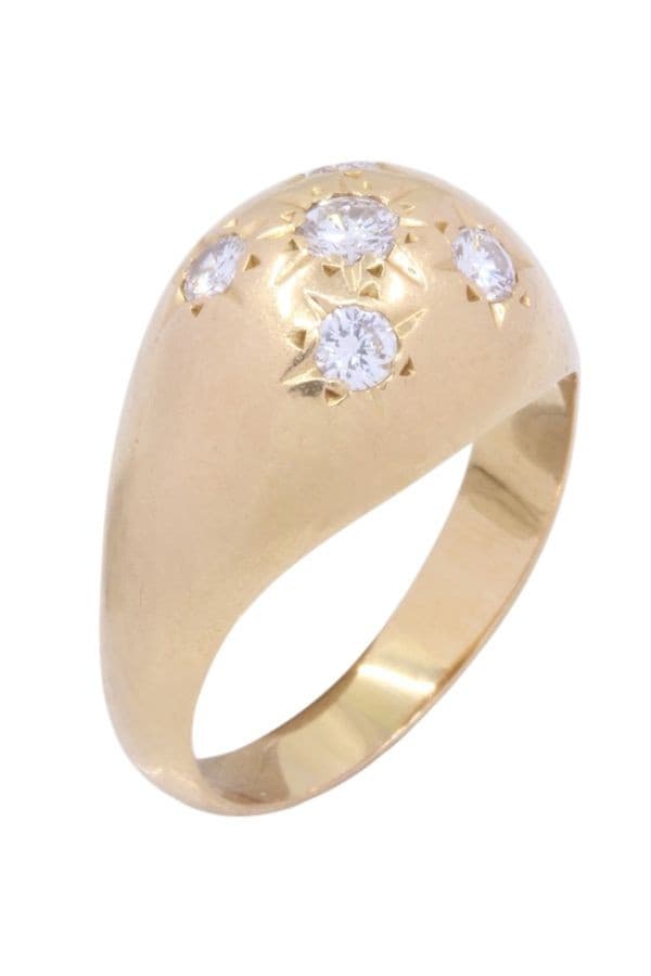BAGUE BOULE DIAMANTS — vue 3