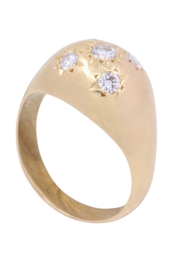 BAGUE BOULE DIAMANTS — vue 4