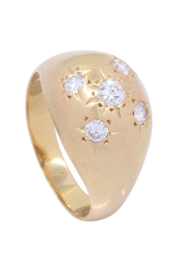 BAGUE BOULE DIAMANTS — vue 5