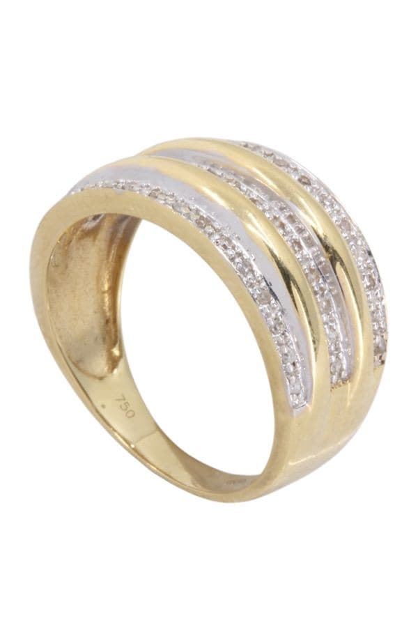 BAGUE MODERNE DIAMANTS — vue 4