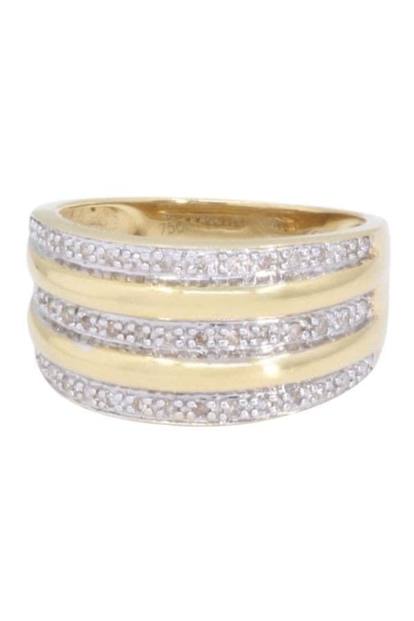 BAGUE MODERNE DIAMANTS — vue 6