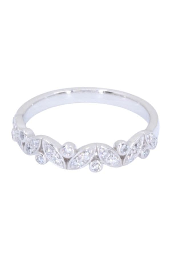 BAGUE MODERNE DIAMANTS — vue 6