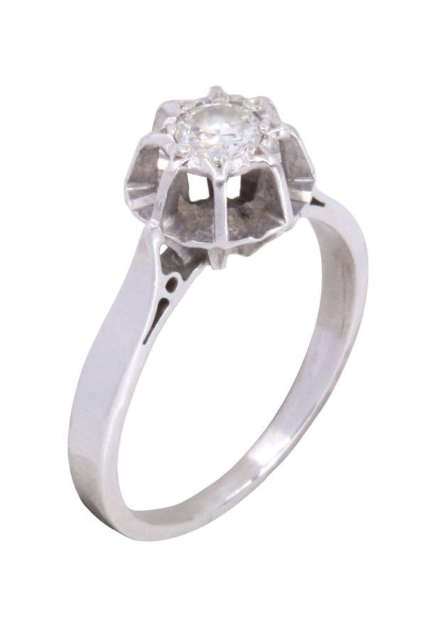 SOLITAIRE DIAMANT 0.20 CARAT — vue 3