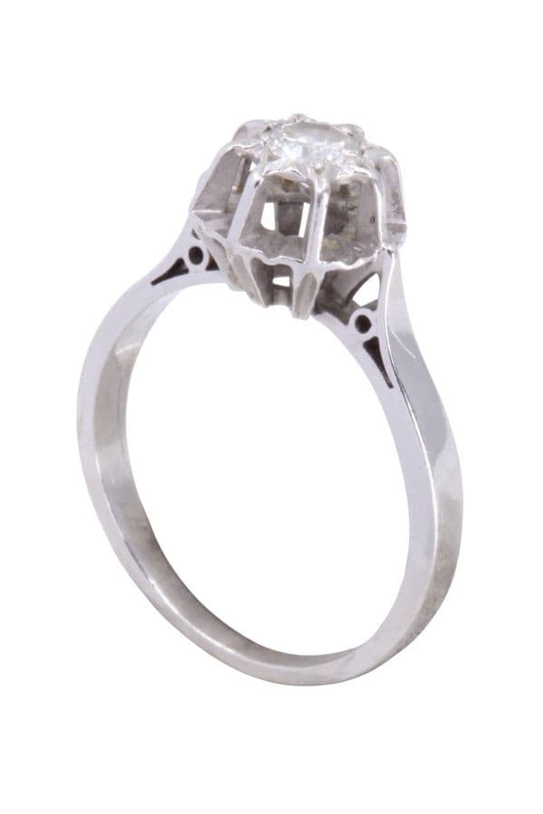 SOLITAIRE DIAMANT 0.20 CARAT — vue 4