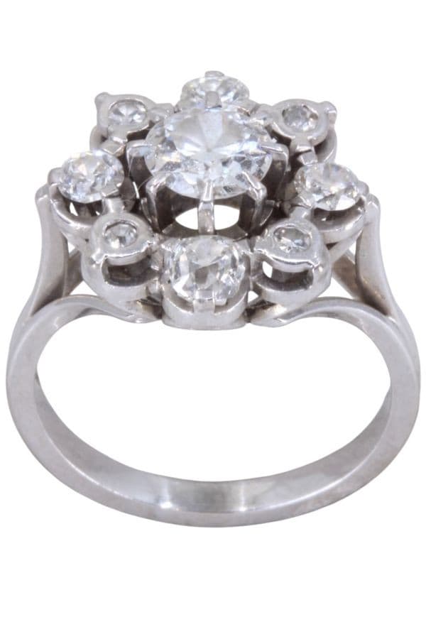 BAGUE MARGUERITE DIAMANTS — vue 1