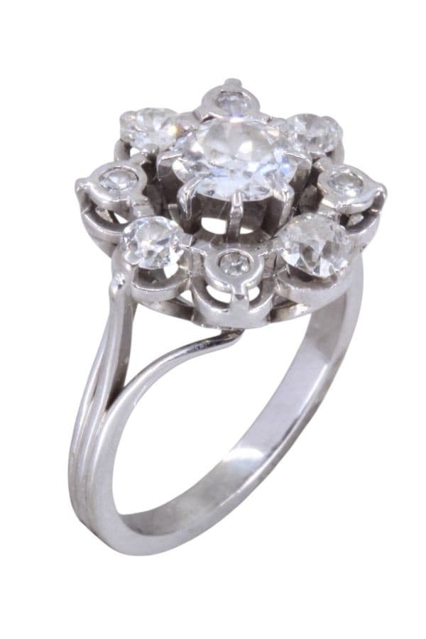 BAGUE MARGUERITE DIAMANTS — vue 3