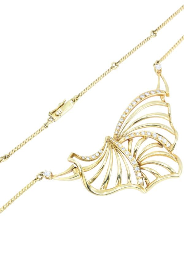 COLLIER MODERNE DIAMANTS — vue 5