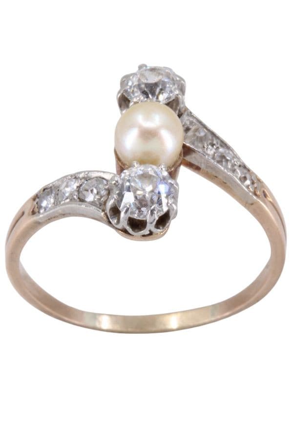 BAGUE TOI ET MOI ANCIENNE — vue 1