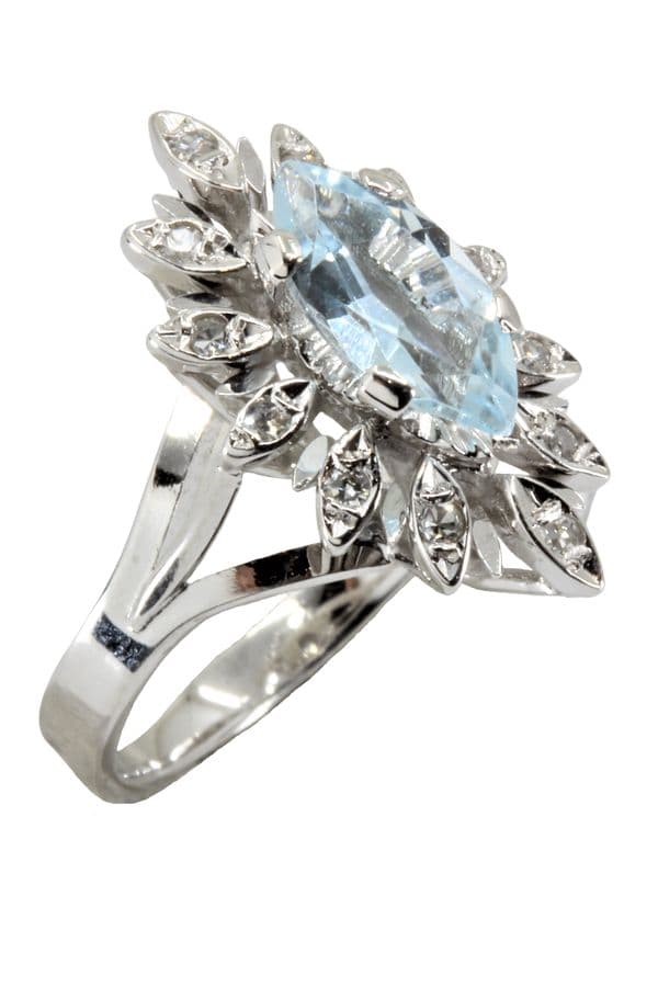 MARQUISE TOPAZE ET DIAMANTS 50' — vue 4