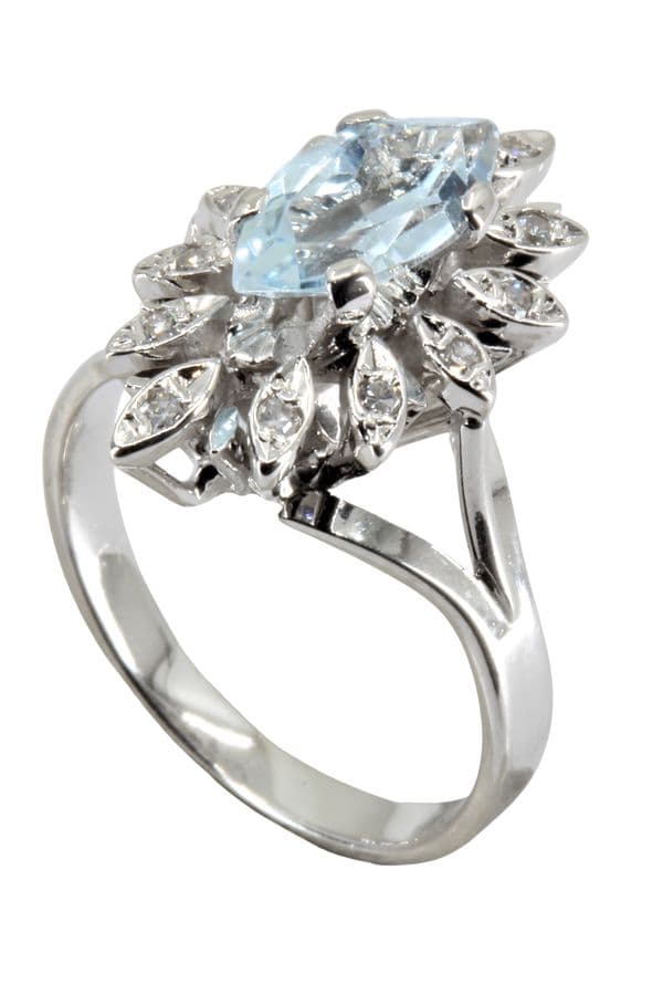 MARQUISE TOPAZE ET DIAMANTS 50' — vue 5