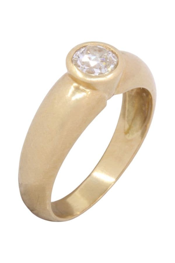 SOLITAIRE DIAMANT MODERNE — vue 3