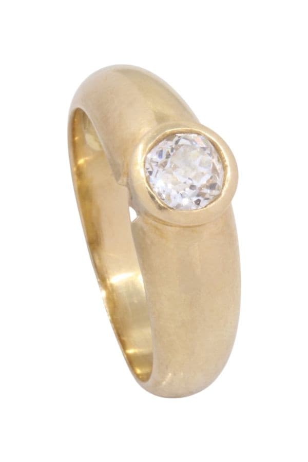 SOLITAIRE DIAMANT MODERNE — vue 5