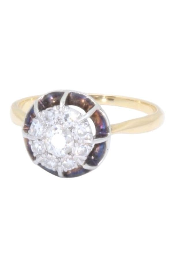 BAGUE EFFET SOLITAIRE DIAMANTS — vue 5