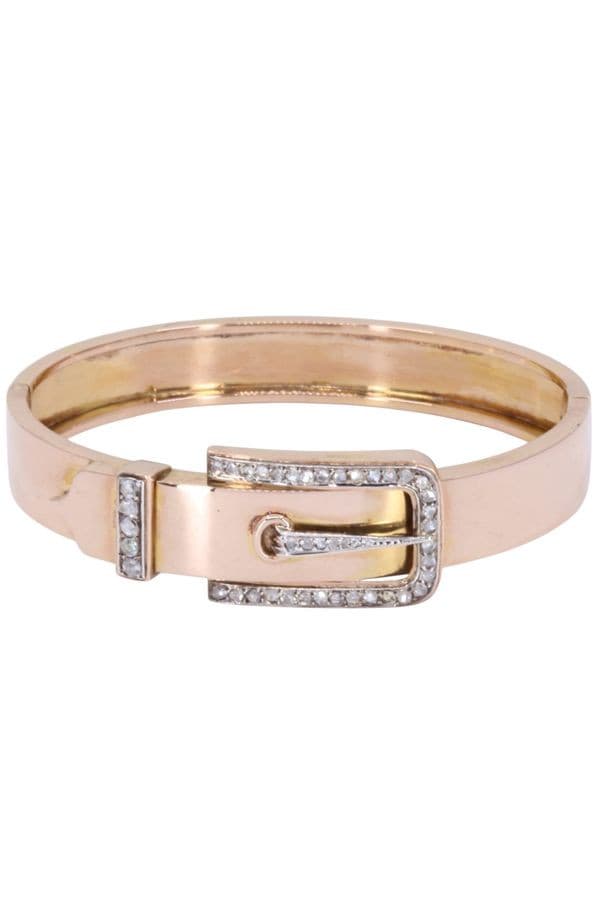 BRACELET JONC CEINTURE ANCIEN — vue 1