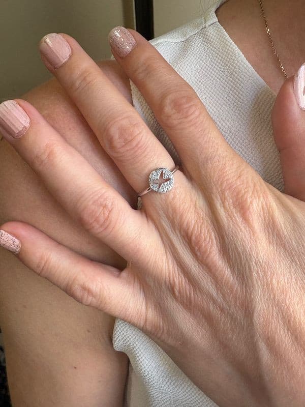 BAGUE MAUBOUSSIN "A JAMAIS MON ETOILE" — vue 2