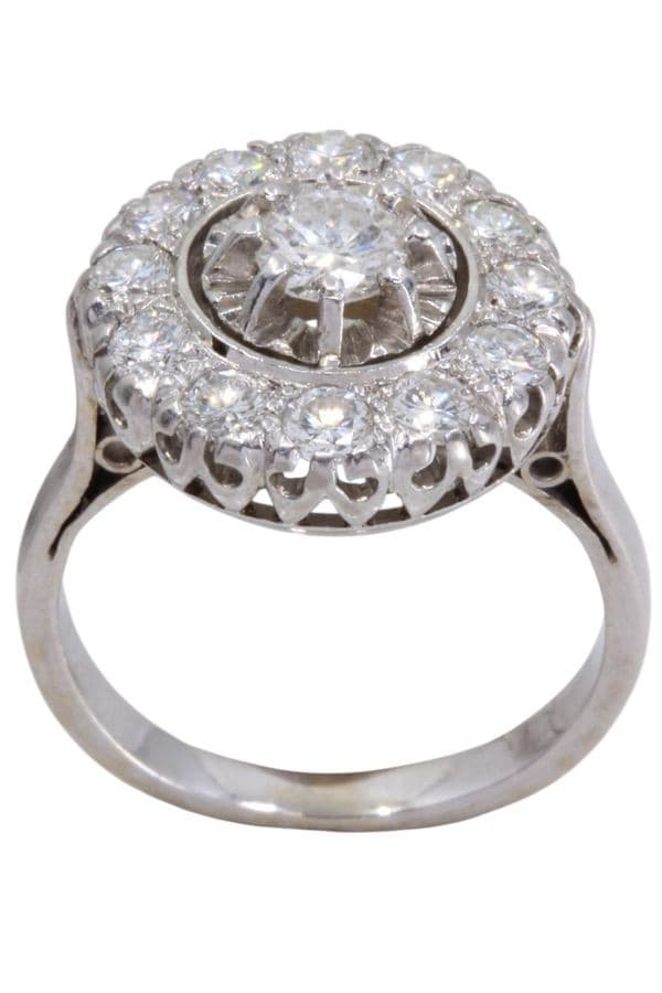 BAGUE MARGUERITE DIAMANTS — vue 1