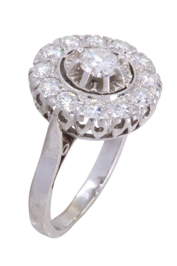 BAGUE MARGUERITE DIAMANTS — vue 3