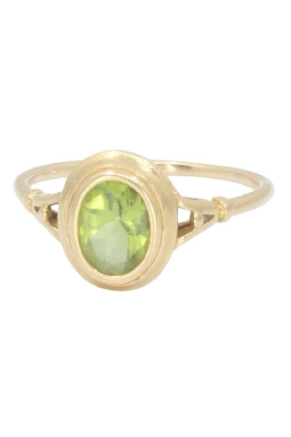BAGUE ART-DÉCO PÉRIDOT — vue 6