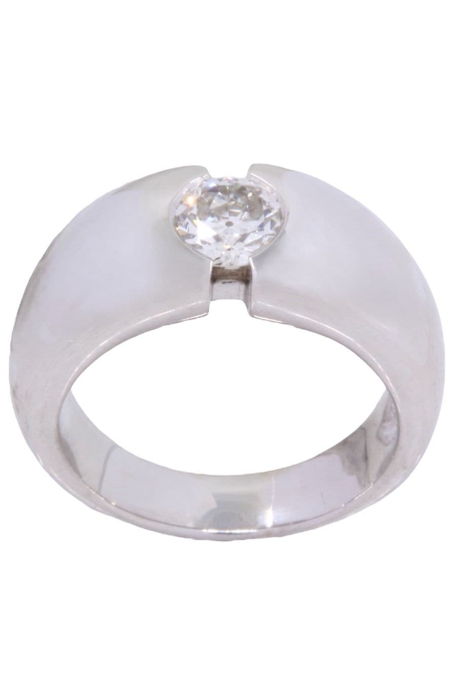 BAGUE JONC DIAMANT 0.75 CARAT — vue 1
