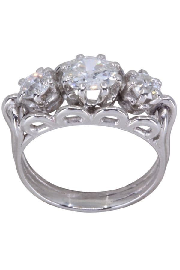 BAGUE JARRETIÈRE DIAMANTS — vue 1
