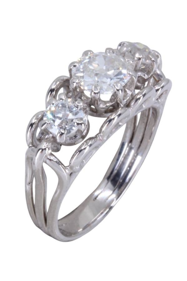 BAGUE JARRETIÈRE DIAMANTS — vue 3