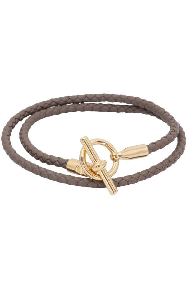 BRACELET HERMES GLENAN DOUBLE TOUR — vue 1