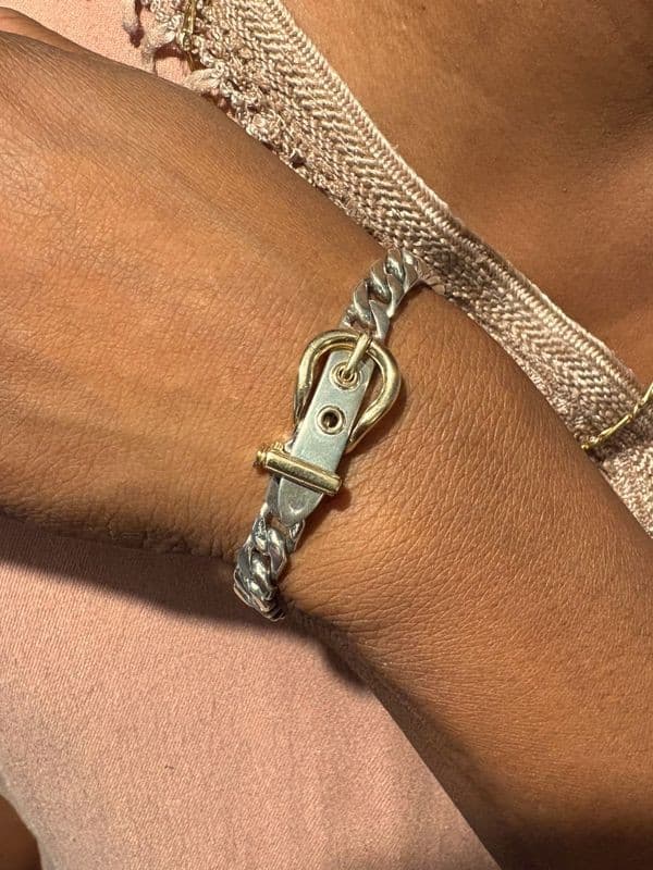 BRACELET HERMES GOURMETTE — vue 2