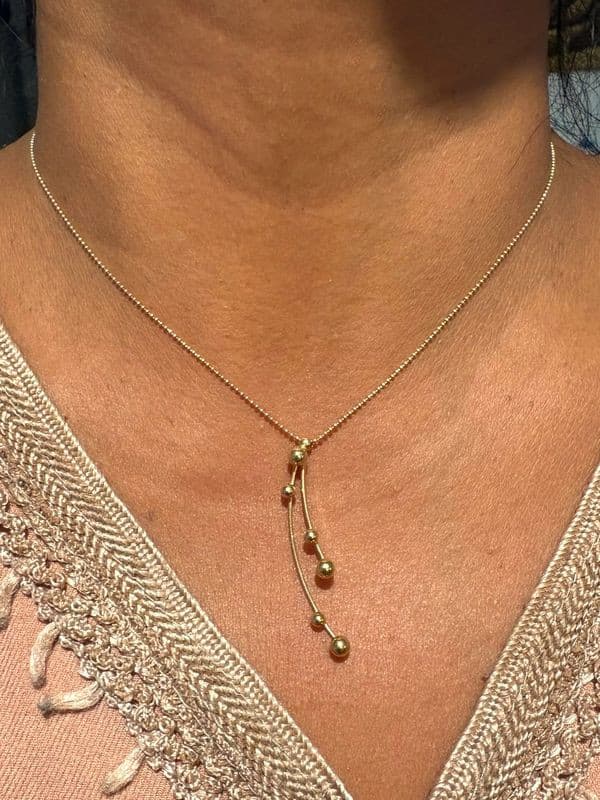 COLLIER MODERNE BOULES — vue 2