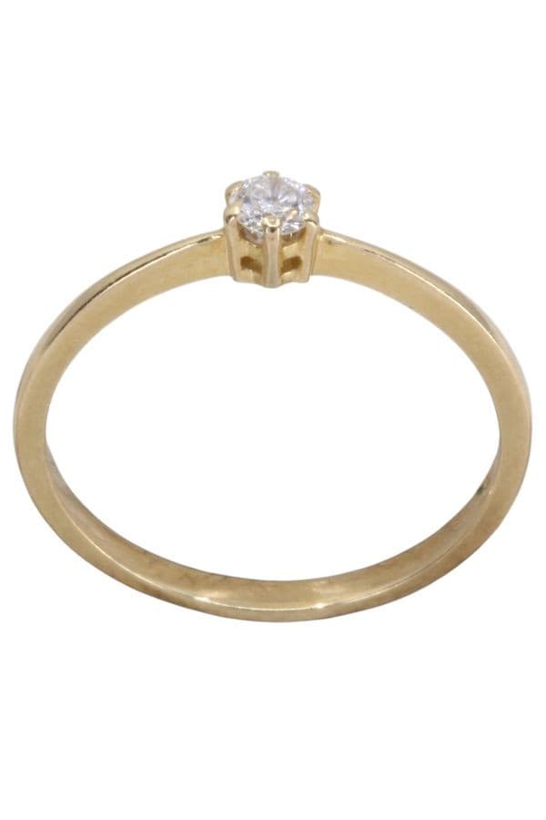 SOLITAIRE DIAMANT 0.15 CARAT — vue 1