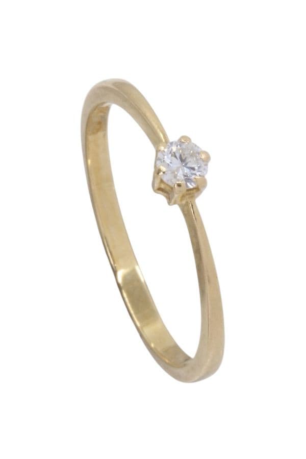 SOLITAIRE DIAMANT 0.15 CARAT — vue 5