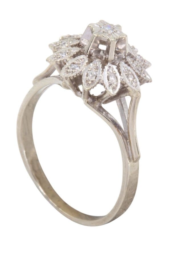 BAGUE FLEUR DIAMANTS — vue 4