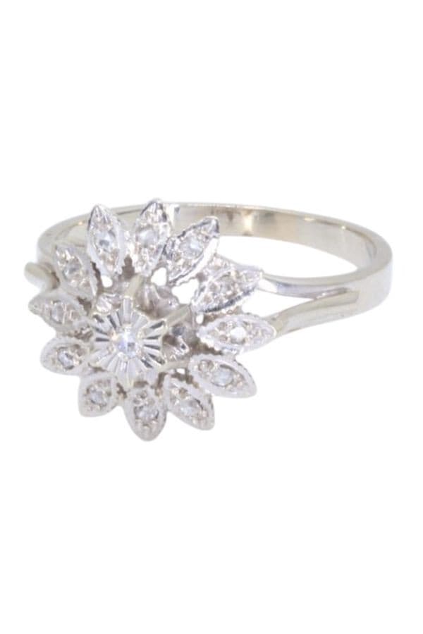 BAGUE FLEUR DIAMANTS — vue 6