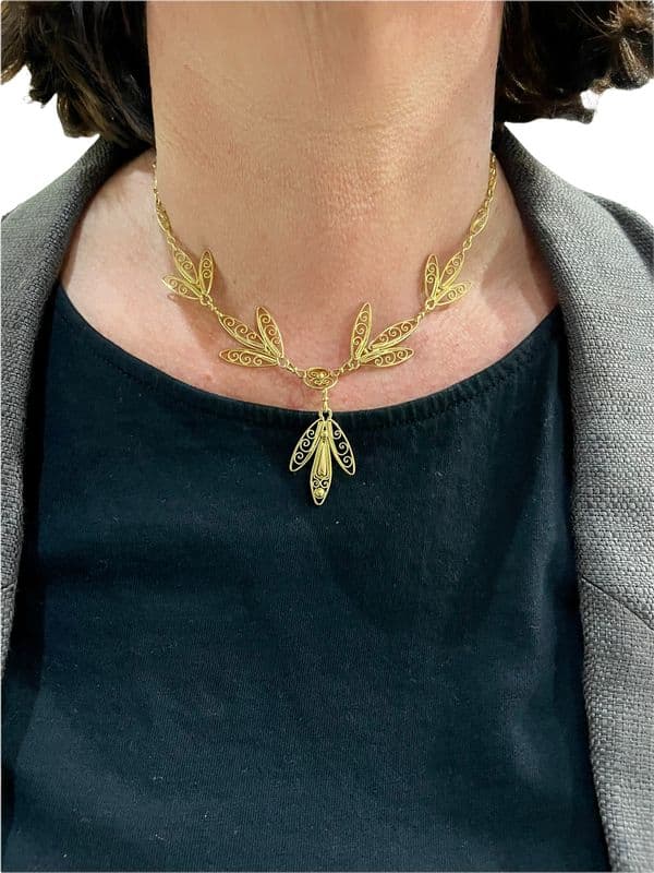COLLIER FILIGRANE ANCIEN — vue 2