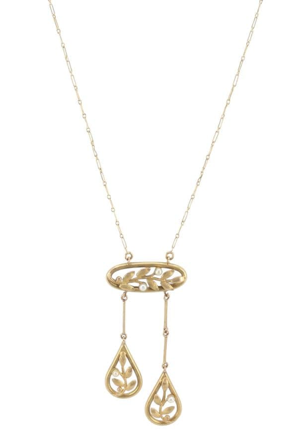 COLLIER BAYADERE ART NOUVEAU — vue 1