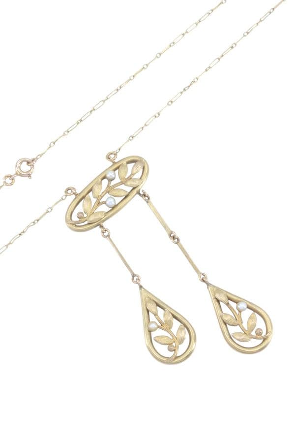 COLLIER BAYADERE ART NOUVEAU — vue 3