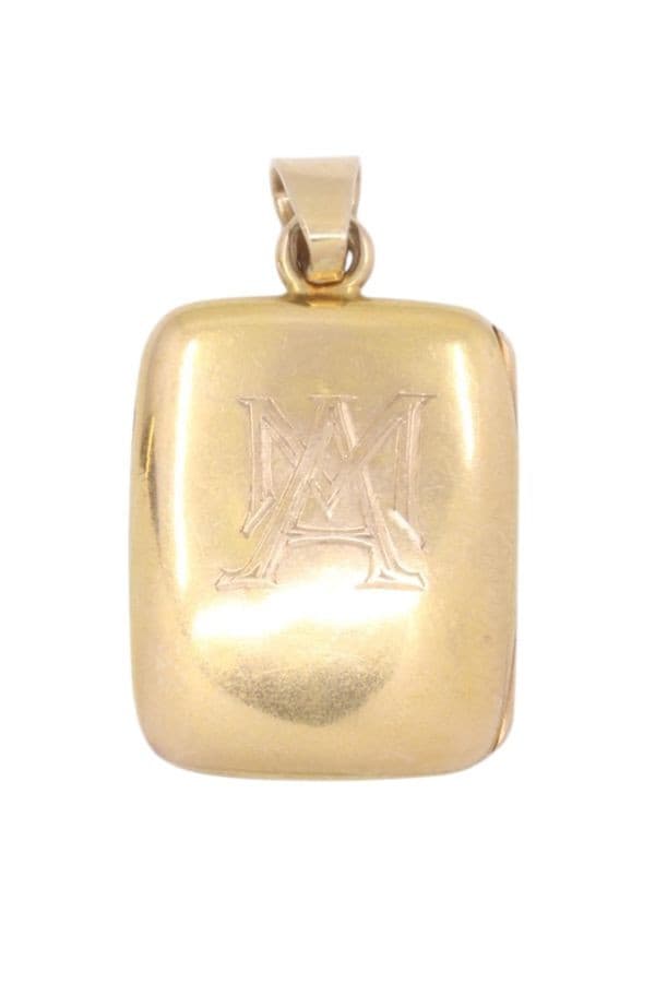 PENDENTIF OUVRANT ART-NOUVEAU DIAMANTS — vue 3