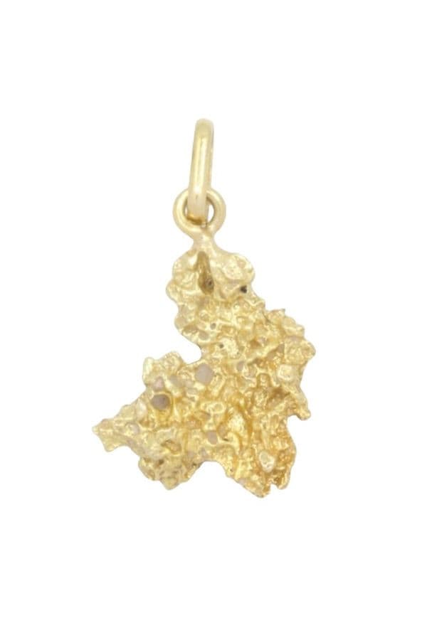 PENDENTIF PÉPITE NATURELLE — vue 1